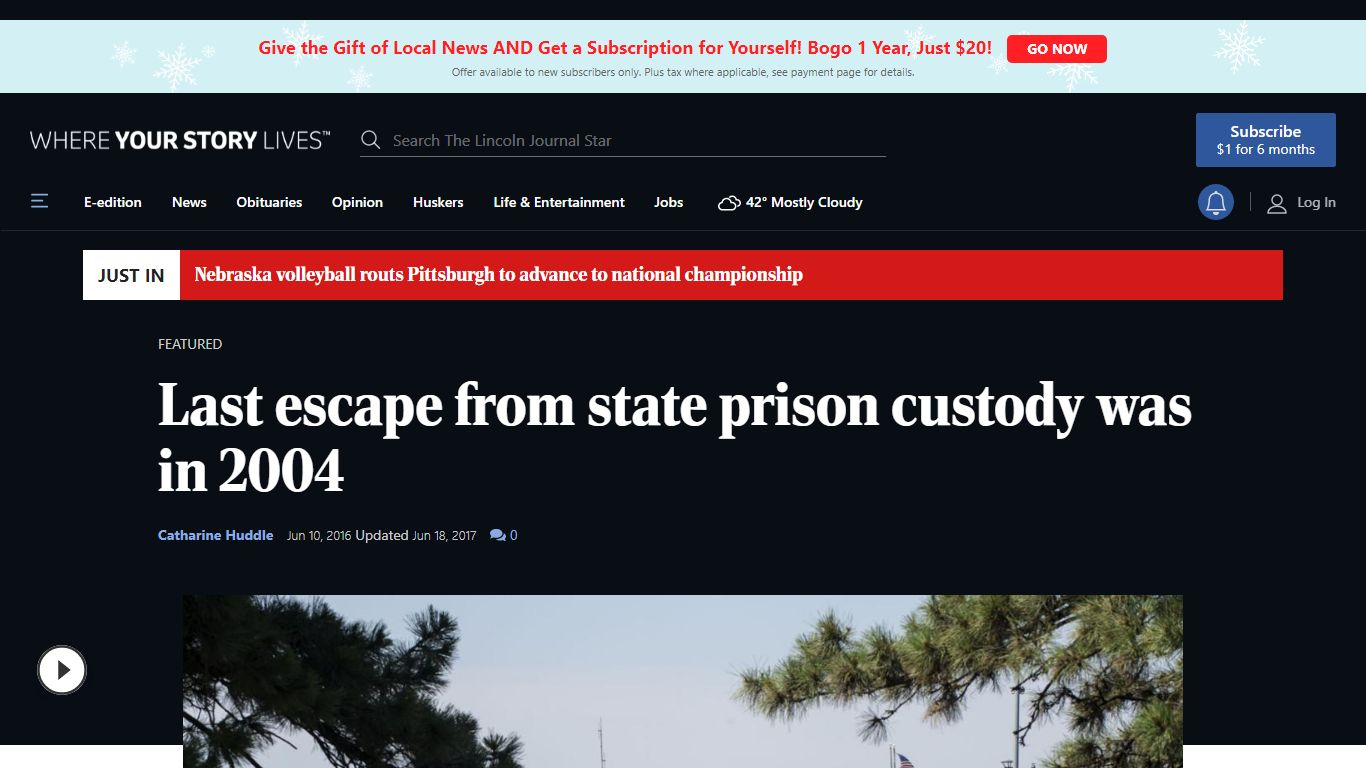 Last escape from state prison custody was in 2004 - Lincoln Journal Star
